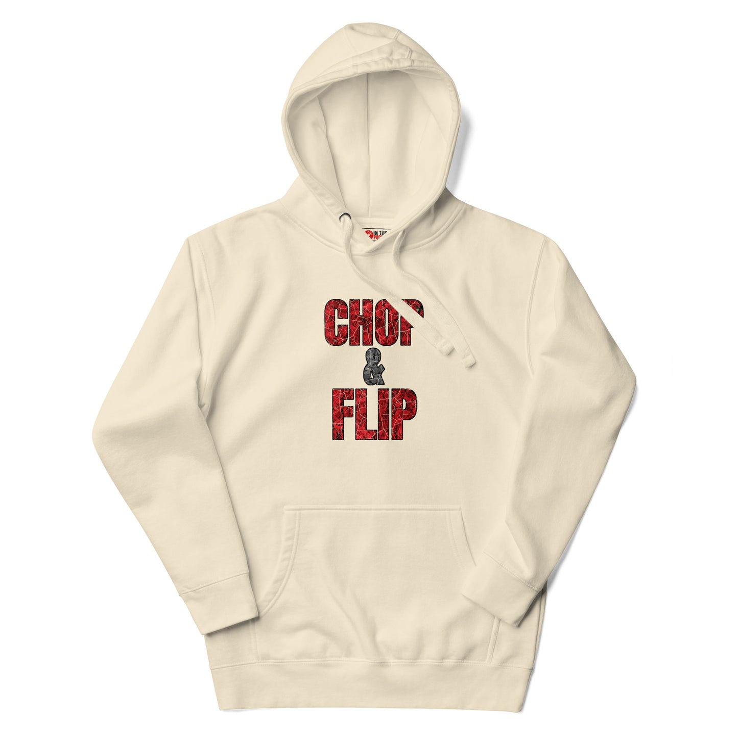 Chop & Flip Vinyl Record Red Rose Hoodie